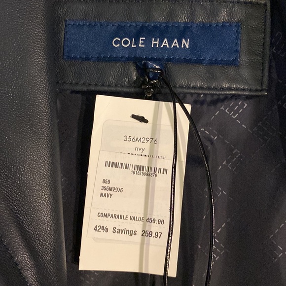 Cole Haan Leather Jacket - Picture 4 of 7